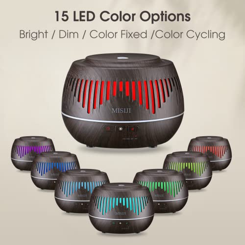 MISIJI Aromatherapy Diffuser with 10 Essential Oils Set