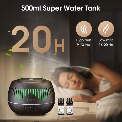 MISIJI Aromatherapy Diffuser with 10 Essential Oils Set