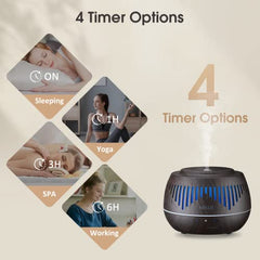 MISIJI Aromatherapy Diffuser with 10 Essential Oils Set