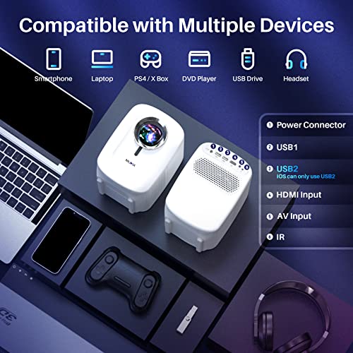 MUDIX Movie WiFi Projector