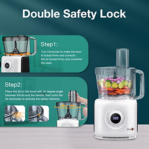 MAGICCOS 14-Cup Digital Food Processor