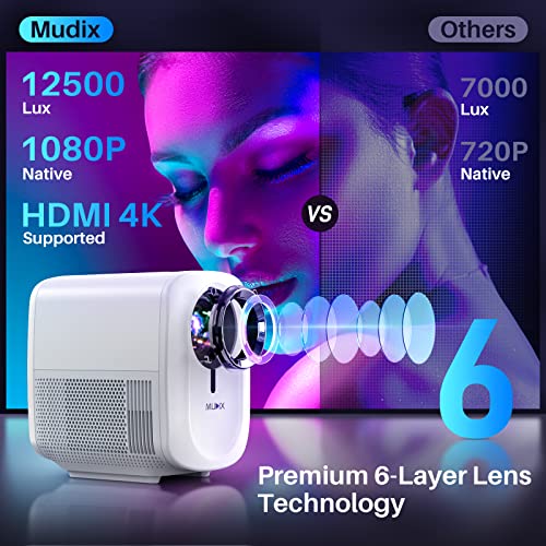 MUDIX Movie WiFi Projector