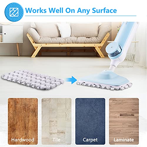 Doker 4-Pack Microfiber Mop Head Pads