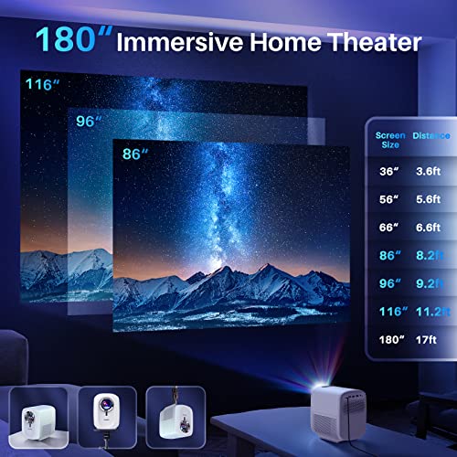 MUDIX Movie WiFi Projector